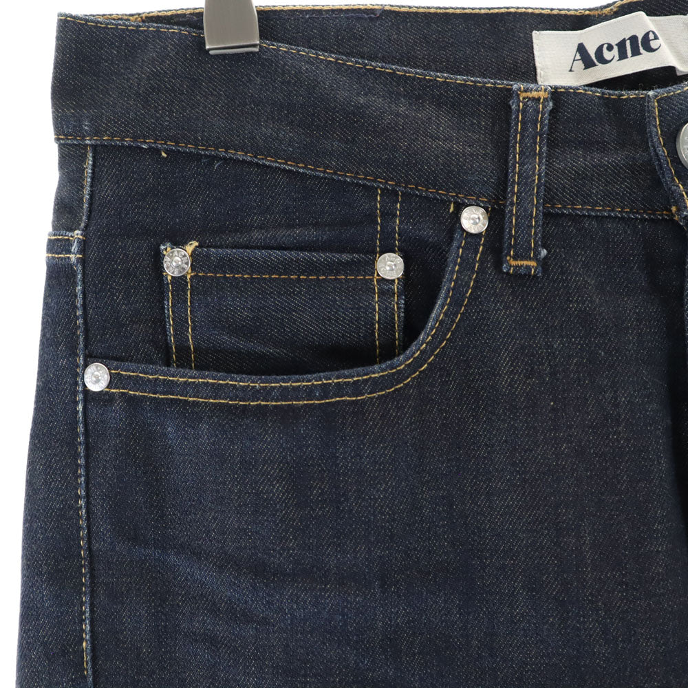 ACNE アクネ デニムパンツ W29 ネイビー ジーンズ ボタンフライ メンズ
