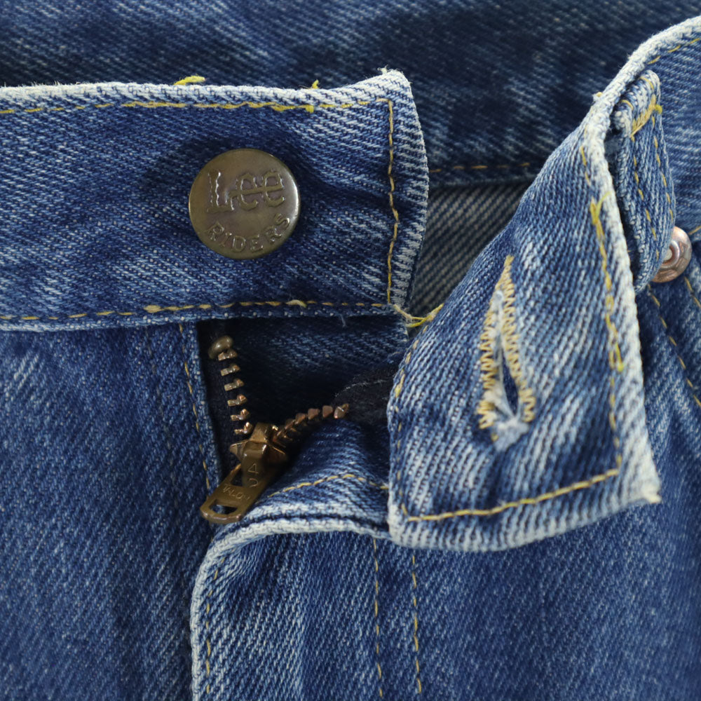 Lee リー 80s ヴィンテージ 42タロン ストレートデニムパンツ W30 ブルー メンズ