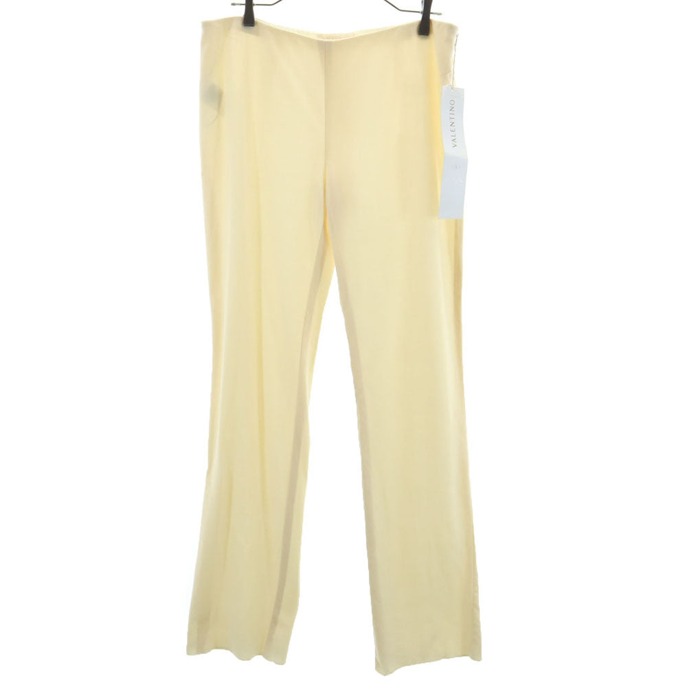 未使用 VALENTINO ヴァレンティノ イタリア製 ロングパンツ 12 ベージュ レディース