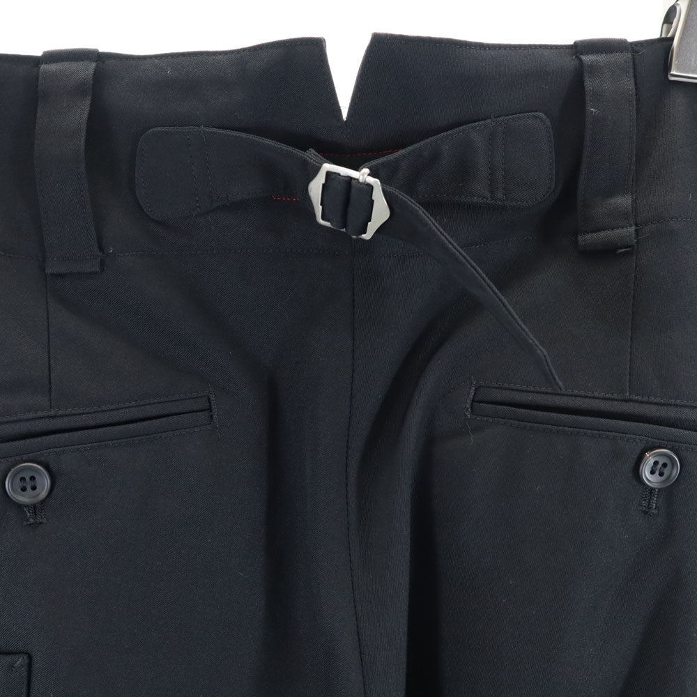 Y'sRedLabel ワイズレッドレーベル 日本製 テーパードパンツ 3 ブラック レディース