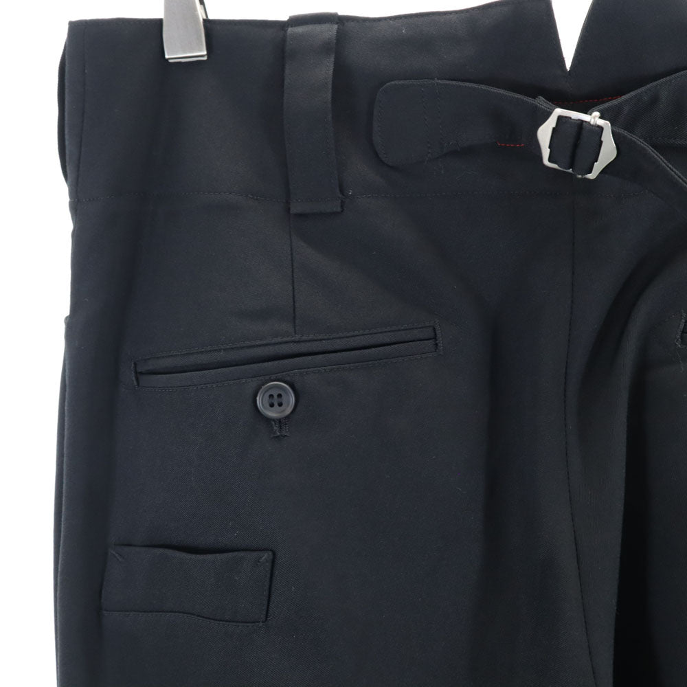 Y'sRedLabel ワイズレッドレーベル 日本製 テーパードパンツ 3 ブラック レディース