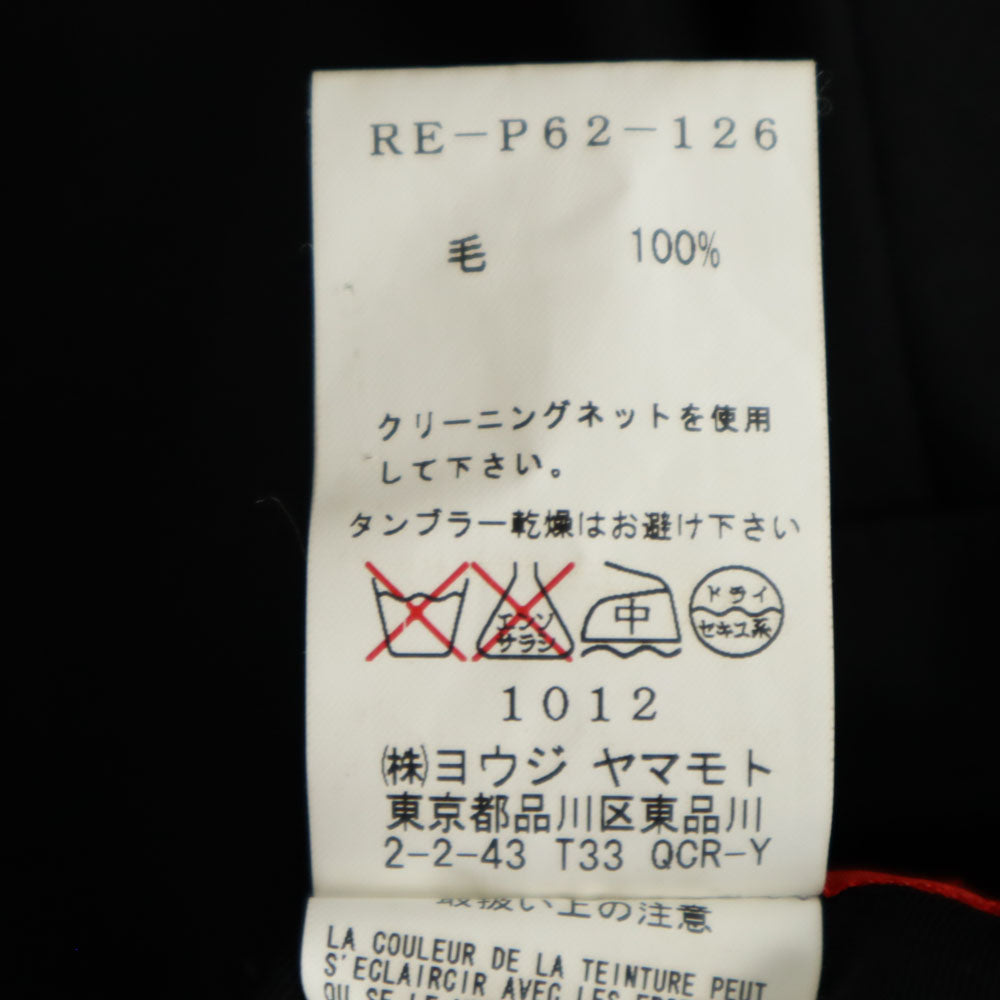 Y'sRedLabel ワイズレッドレーベル 日本製 テーパードパンツ 3 ブラック レディース