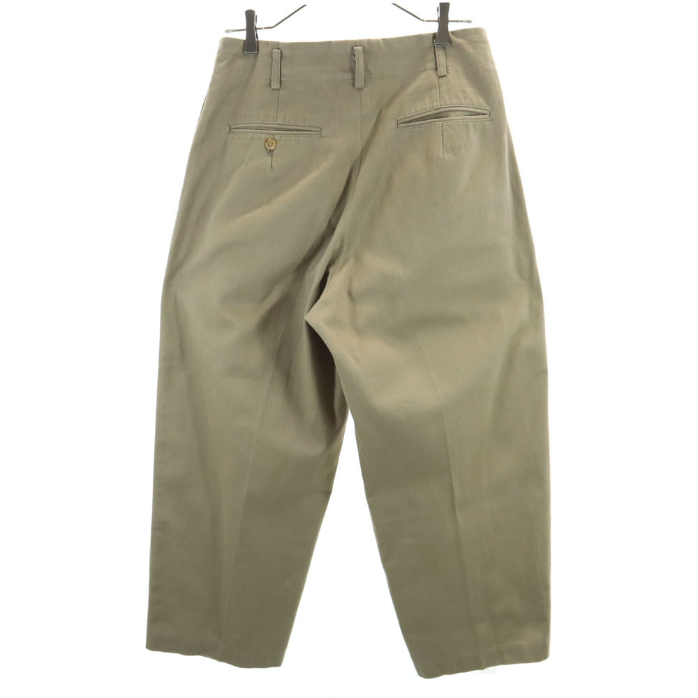 Y’s for men ワイズフォーメン 80s タック チノパンツ M ベージュ メンズ