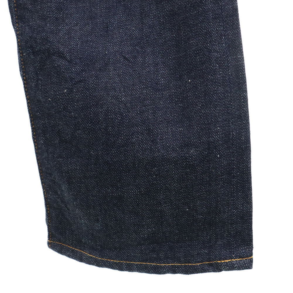 未使用 テクスチャーウィーメイド 日本製 タイトストレート デニムパンツ W30 インディゴ TEXTURE WE MADE フラッシャー付き メンズ