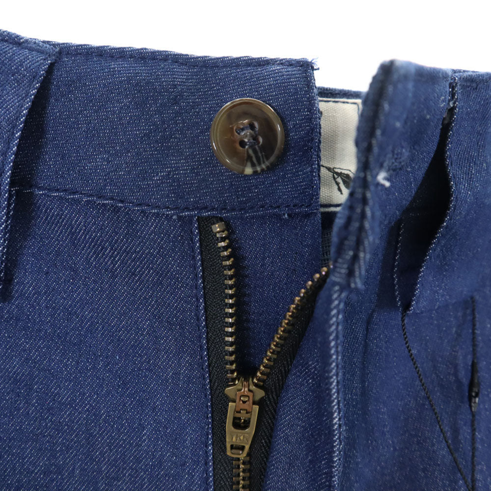 未使用 HB エイチビー テーパードデニムパンツ W30 インディゴ ジーンズ メンズ