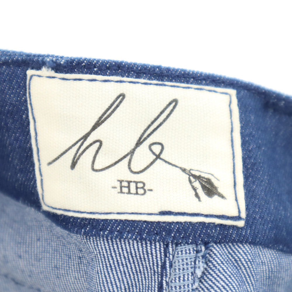 未使用 HB エイチビー テーパードデニムパンツ W30 インディゴ ジーンズ メンズ