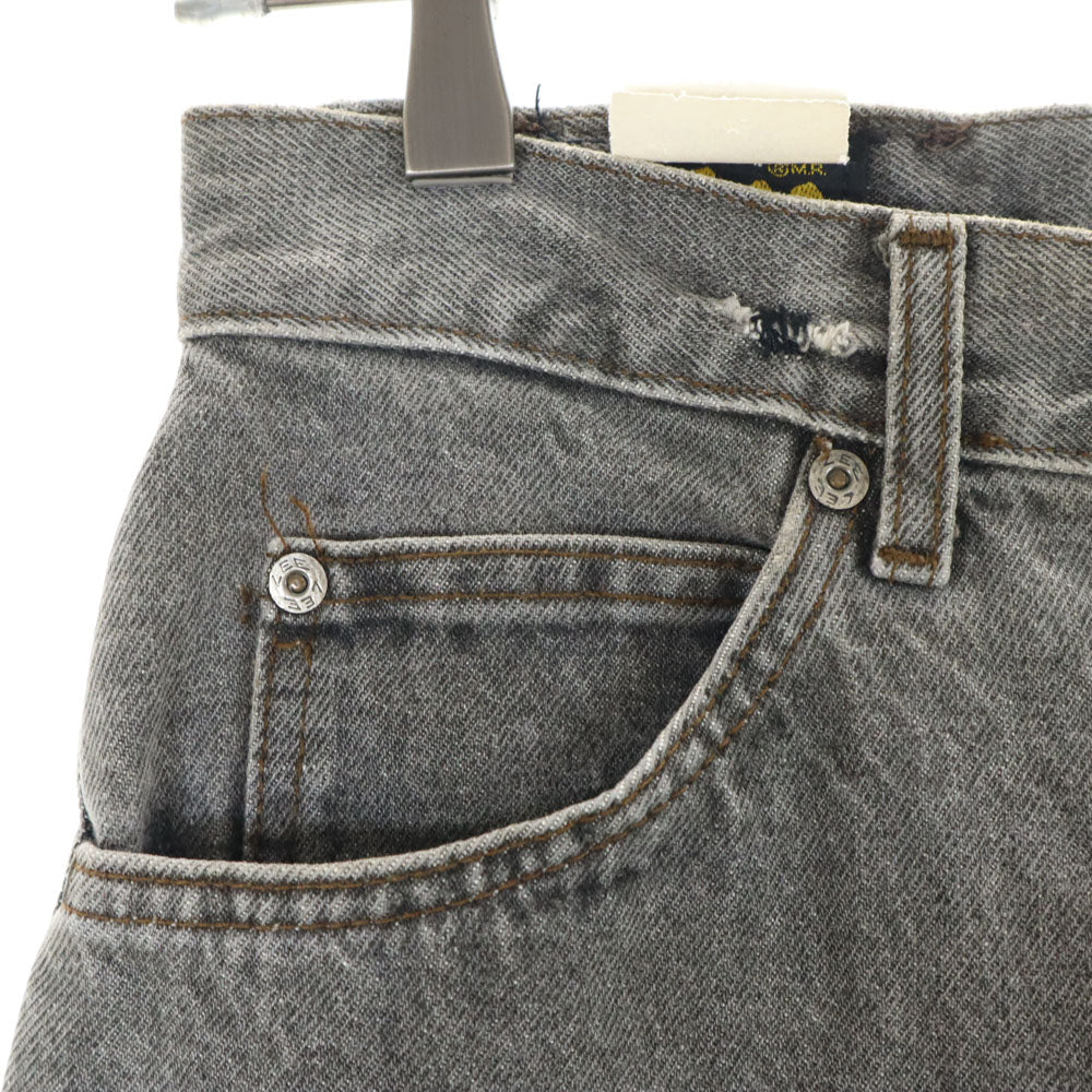 Lee リー 90s USA製 オールド デニムパンツ W29 グレー ジーンズ ボタンフライ メンズ