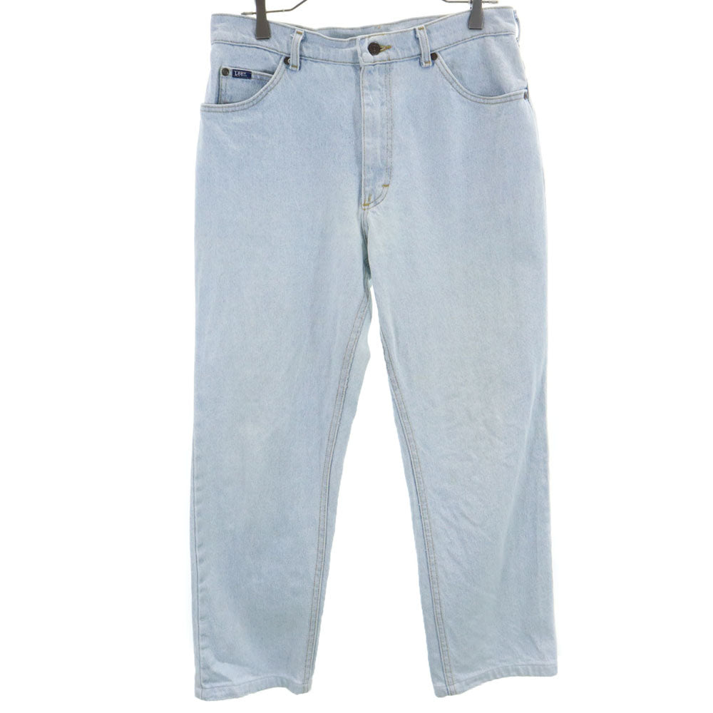Lee リー 90s USA製 オールド デニムパンツ W33 アイスブルー系 ジーンズ メンズ