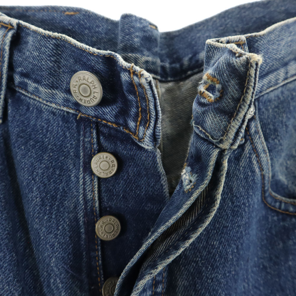 RRL ダブルアールエル ストレートデニムパンツ ボタンフライ メンズ