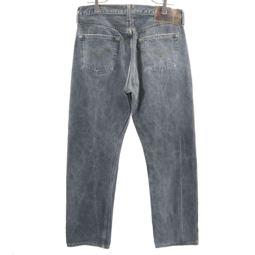 Levi's リーバイス 2001年 米国製 501 後染め ストレートデニムパンツ W34 グレー ジーパン ボタンフライ メンズ