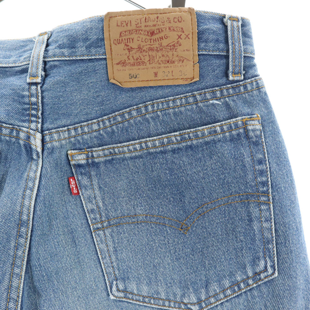 リーバイス 80s 90s 501 USA製 バレンシア工場 デニムパンツ W32 ウォッシュブルー系 Levi's ジーンズ ボタンフライ メンズ