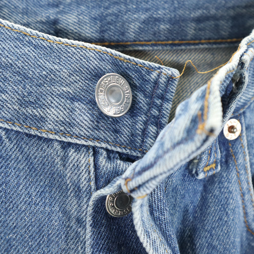 リーバイス 80s 90s 501 USA製 バレンシア工場 デニムパンツ W32 ウォッシュブルー系 Levi's ジーンズ ボタンフライ メンズ