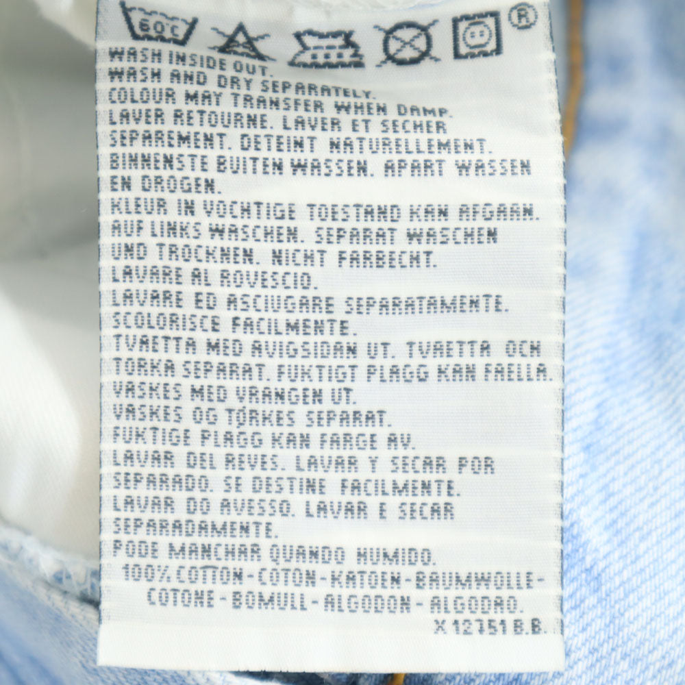 Levi's リーバイス 94年製 90s 630 イタリア製 ユーロリーバイス デニムパンツ W36 アイスブルー ジーンズ メンズ