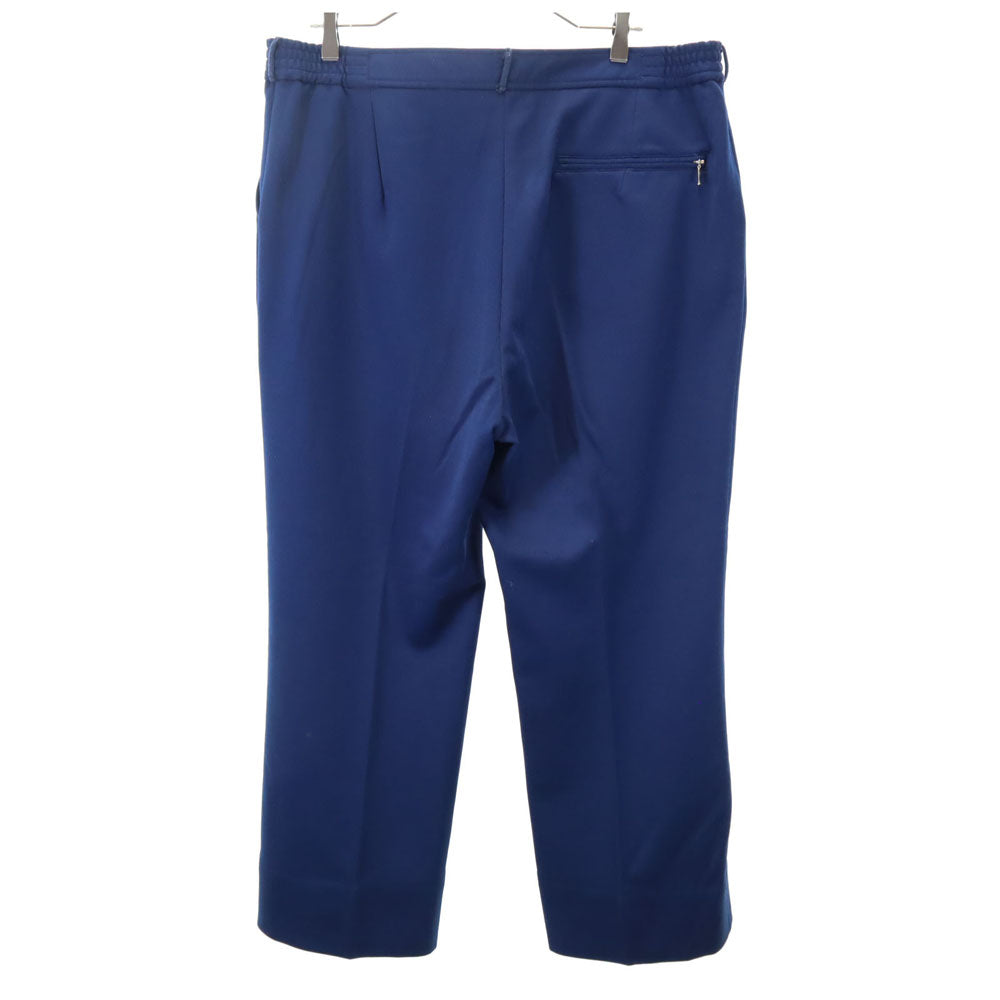 adidas アディダス 70s 西ドイツタグ デサント製 ヴィンテージ ジャージ スラックスパンツ ネイビー ウエストゴム メンズ