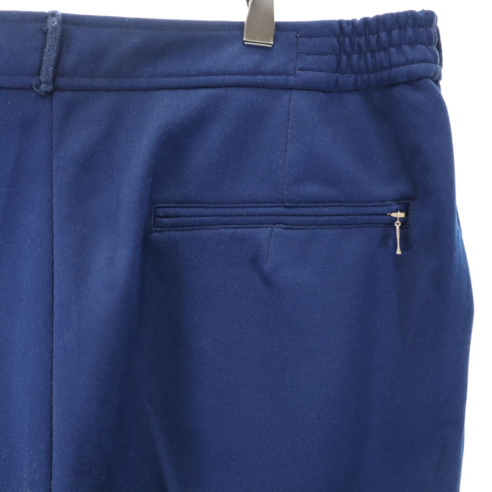 adidas アディダス 70s 西ドイツタグ デサント製 ヴィンテージ ジャージ スラックスパンツ ネイビー ウエストゴム メンズ