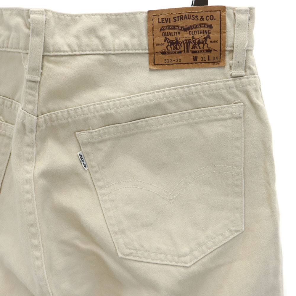 リーバイス 90s 日本製 513-30 チノパンツ W31 ベージュ Levi's ビックE メンズ