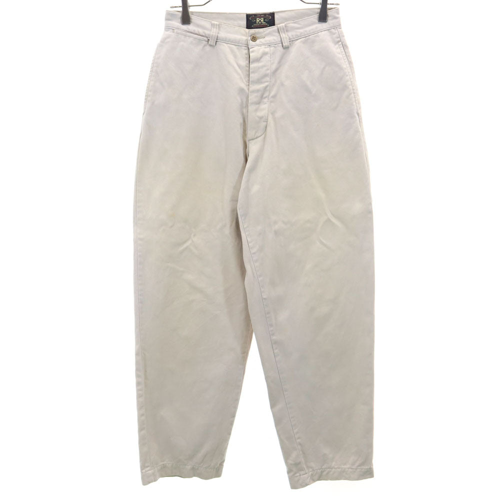RRL ダブルアールエル 90s USA製 赤3星 初期タグ ロングパンツ W28 ベージュ ボタンフライ メンズ