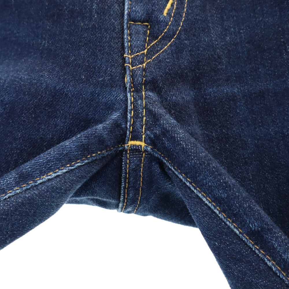 ダブルアールエル USA製 スキニーフィット デニムパンツ W27 インディゴ RRL ジーンズ レディース