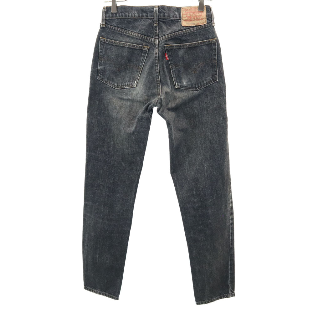 Levi's リーバイス 80s 603 日本製 後染め ブラック デニムパンツ W28 ブラック ジーンズ ボタンフライ メンズ