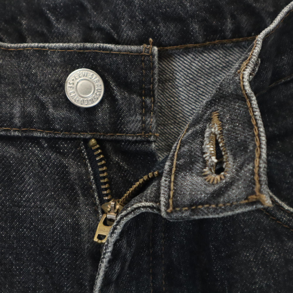 Levi's リーバイス 80s 603 日本製 後染め ブラック デニムパンツ W28 ブラック ジーンズ ボタンフライ メンズ