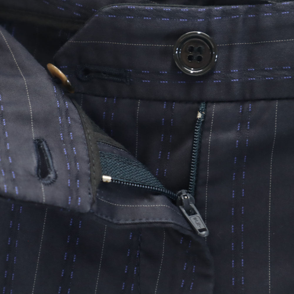 DOLCE&GABBANA ドルチェアンドガッバーナ イタリア製 スラックスパンツ 40 ネイビー レディース