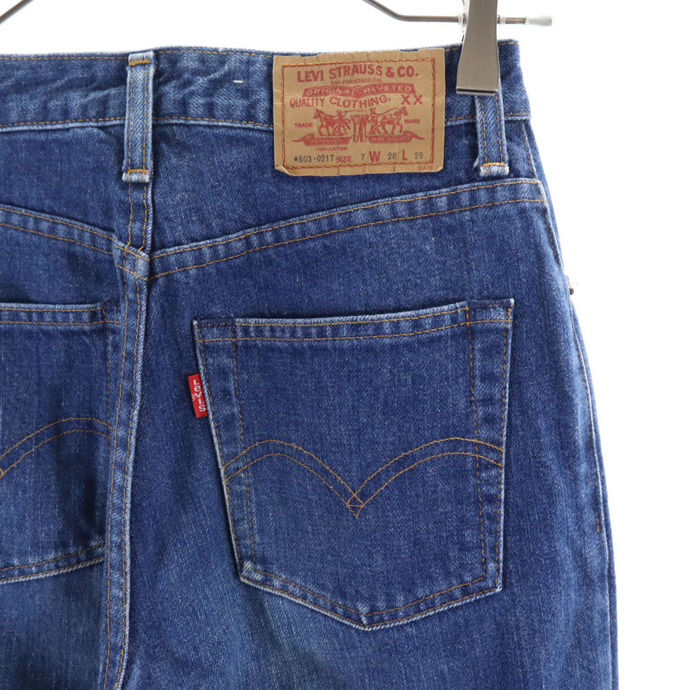 Levi's リーバイス 90s W603 日本製 デニムパンツ W28 ブルー系 ジーンズ レディース