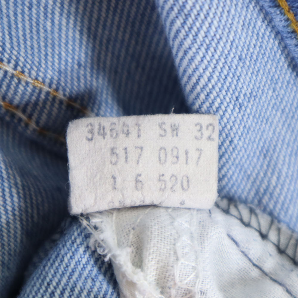 Levi's リーバイス 80s オレンジタブ 517 デニムパンツ W34 ブルー ジーンズ メンズ