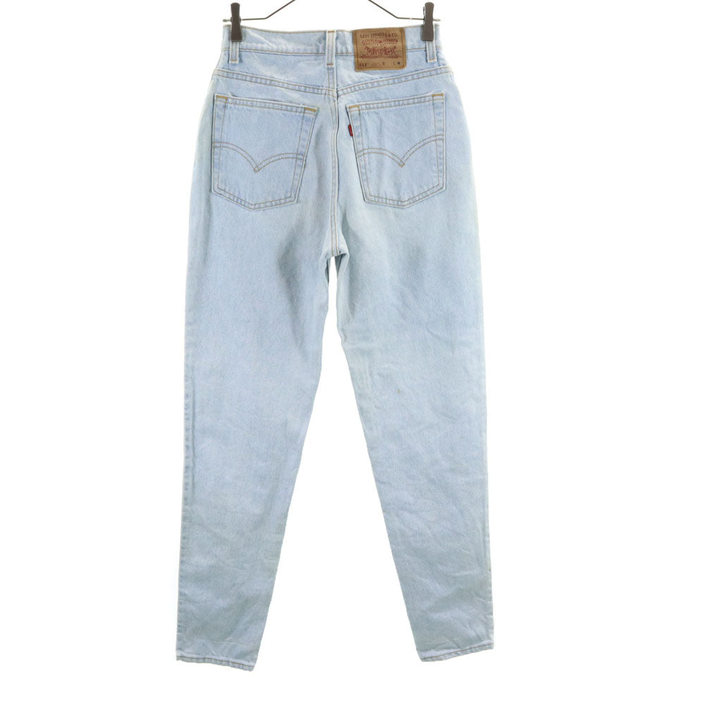 Levi's リーバイス 90s 512 USA製 スリムフィット テーパードデニムパンツ 9 アイスブルー系 ジーンズ レディース