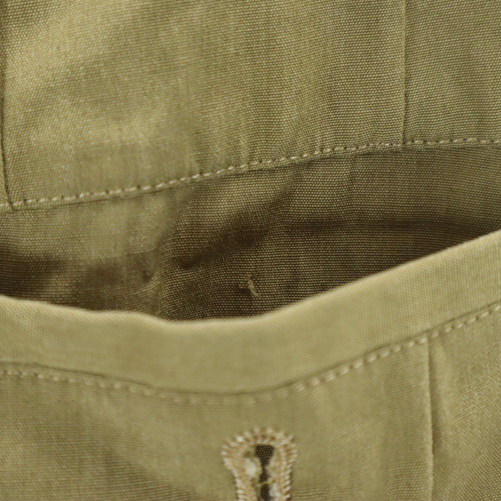 Y's ワイズ 80s 日本製 ヴィンテージ テーパードパンツ カーキ系 レディース