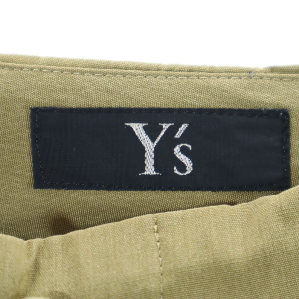 Y's ワイズ 80s 日本製 ヴィンテージ テーパードパンツ カーキ系 レディース
