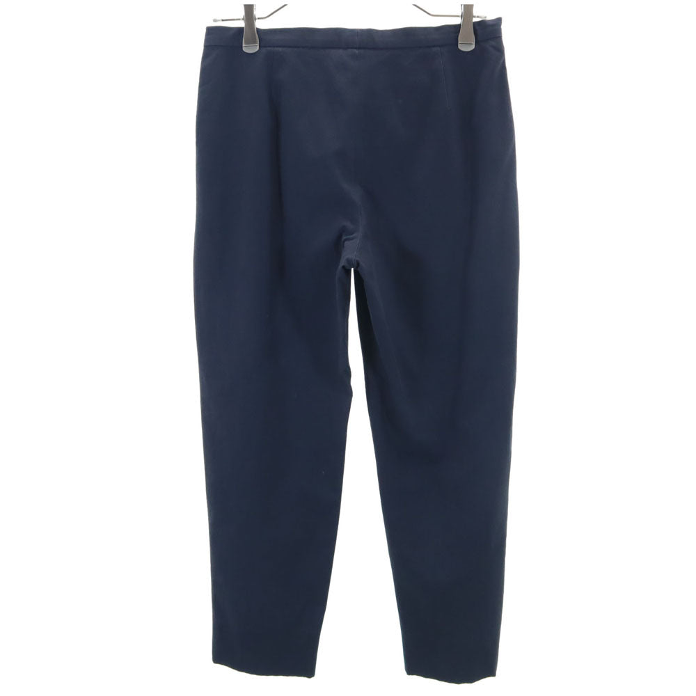 JIL SANDER ジルサンダー イタリア製 スラックスパンツ 34 ネイビー レディース