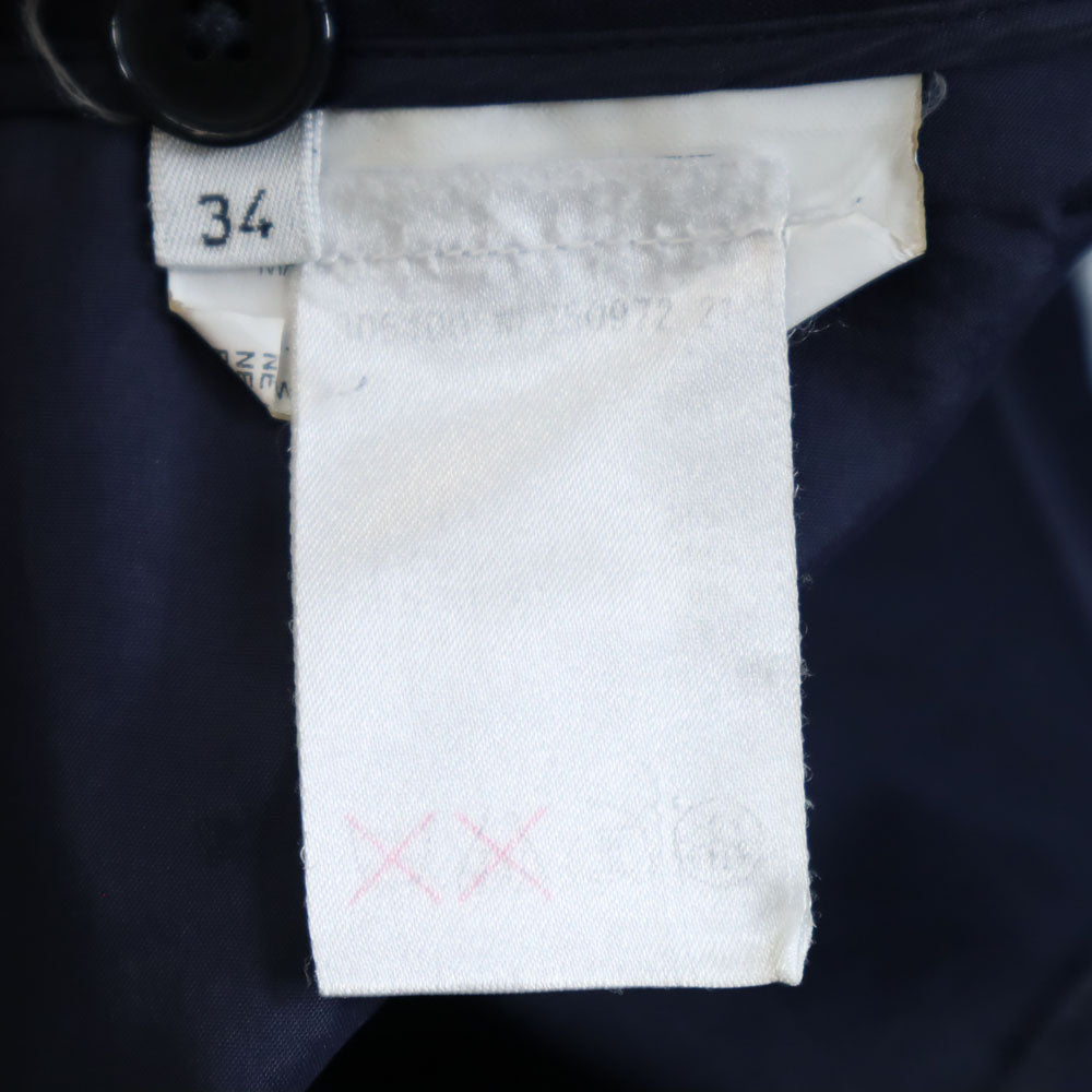 JIL SANDER ジルサンダー イタリア製 スラックスパンツ 34 ネイビー レディース