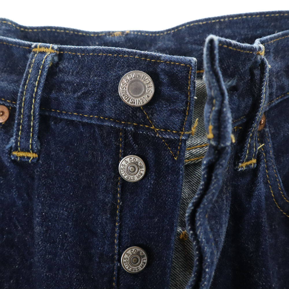リーバイス 90s 501XX USA製 バレンシア製 ボタン裏555 ストレートデニムパンツ W29 Levi's ボタンフライ 赤耳 裏リベット ビックE メンズ