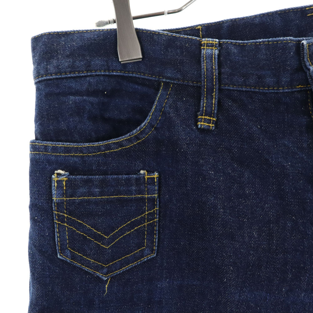 ネメス 日本製 デニム クロップドパンツ M ネイビー NEMETH ジーンズ ボタンフライ メンズ