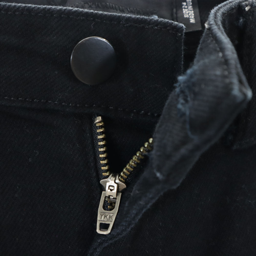 Alexander Wang アレキサンダーワン USA製 スキニーデニムパンツ w24 ブラック系 レディース