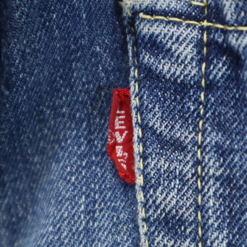 Levi's リーバイス 60s 501XX ボタンフライ3つ Vステッチ ボタン裏2 ヴィンテージ ギャラ無し 不均等V ストレートデニムパンツ ビッグE 赤耳 ボタンフライ メンズ