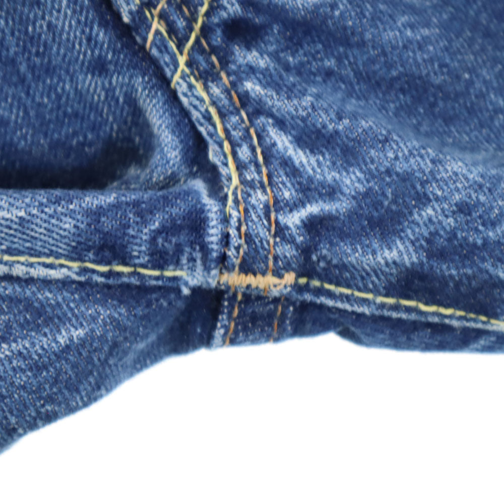 リーバイス 60s 501XX ボタンフライ3つ Vステッチ ボタン裏2 ヴィンテージ ギャラ無し 不均等V ストレートデニムパンツ Levi's ビッグE 赤耳 ボタンフライ メンズ