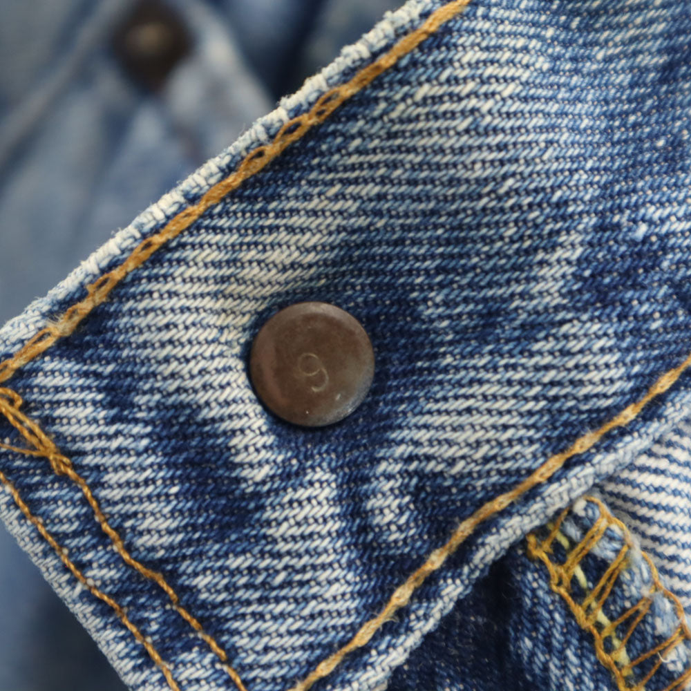 Levi's リーバイス 70s 66前期 ボタン裏6 スモールe ヴィンテージ ストレートデニムパンツ w30 ボタンフライ メンズ