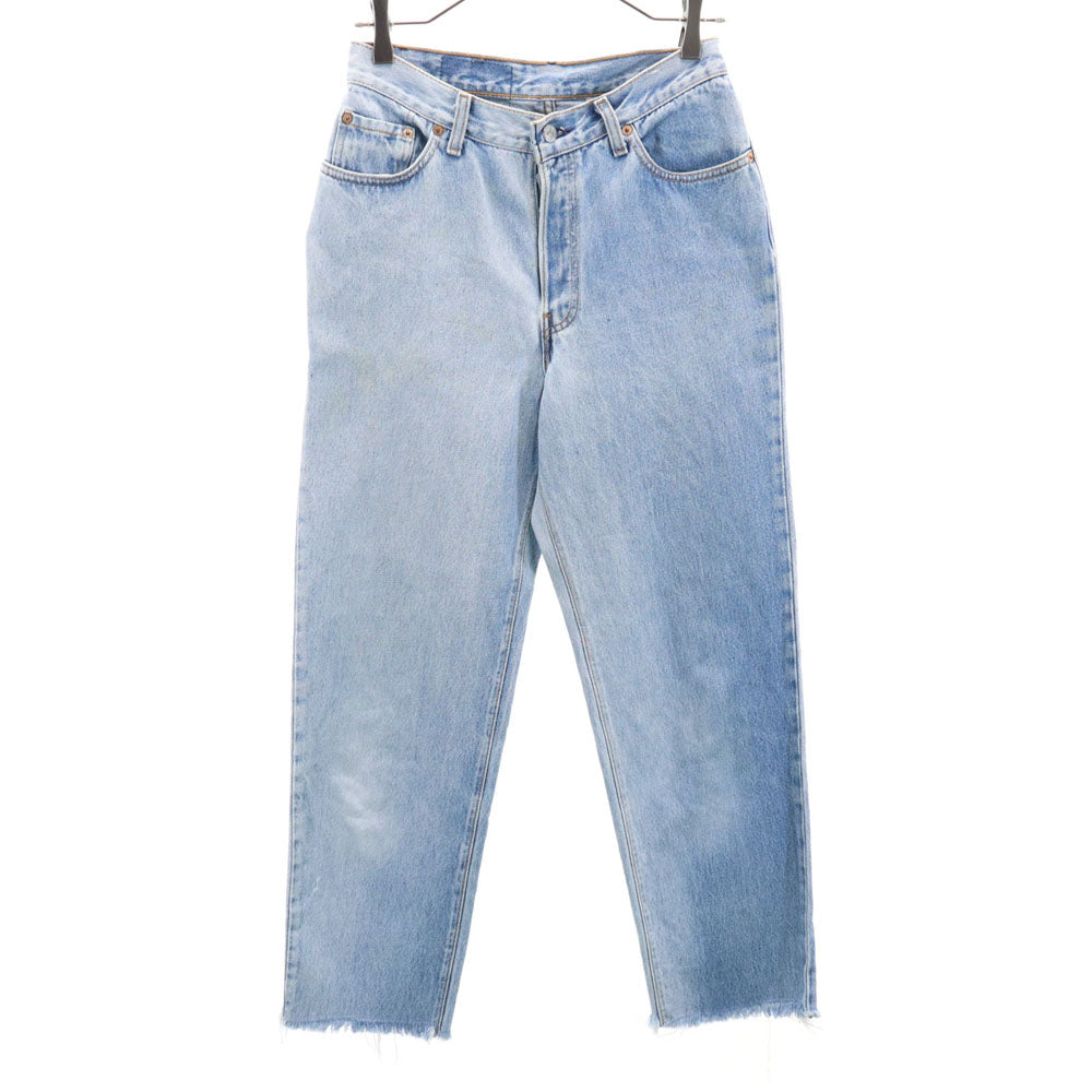Levi's リーバイス 90s 17501-0115 USA製 カットオフ テーパードデニムパンツ 11 ボタンフライ レディース