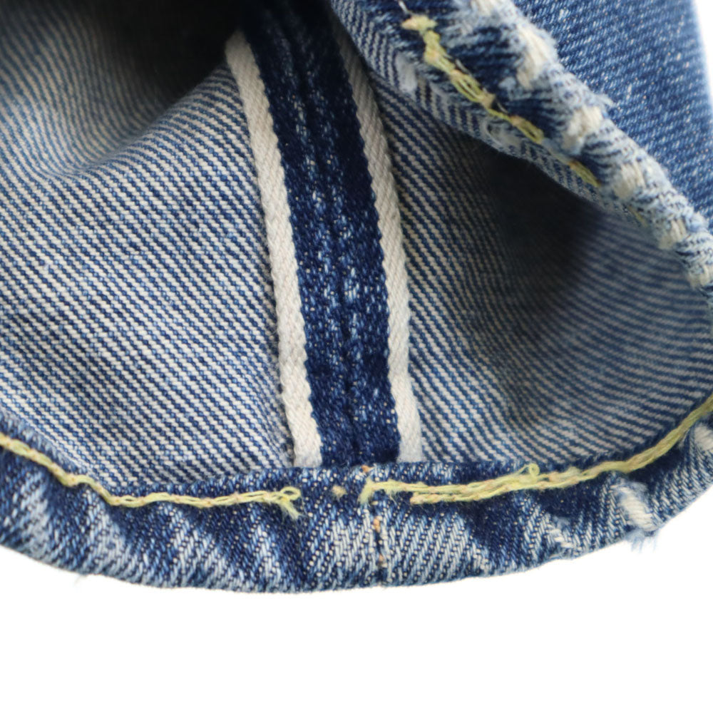 Levi's リーバイス 60s 551ZXX BIG E Vステッチ オフセットループ ボタン裏W イエローステッチ ストレートデニムパンツ タロンジップ 赤耳 裏リベット メンズ