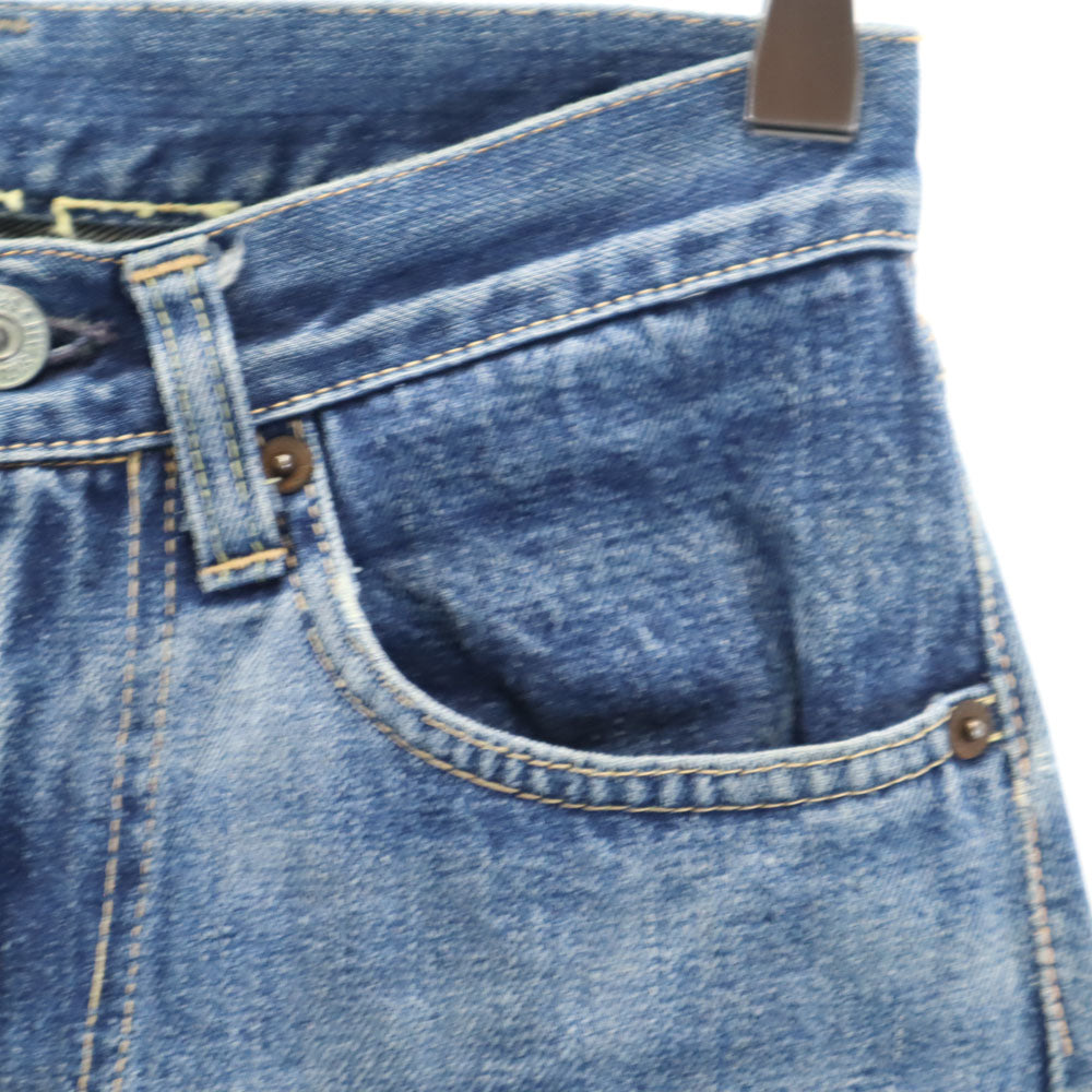Levi's リーバイス 60s 551ZXX BIG E Vステッチ オフセットループ ボタン裏W イエローステッチ ストレートデニムパンツ タロンジップ 赤耳 裏リベット メンズ