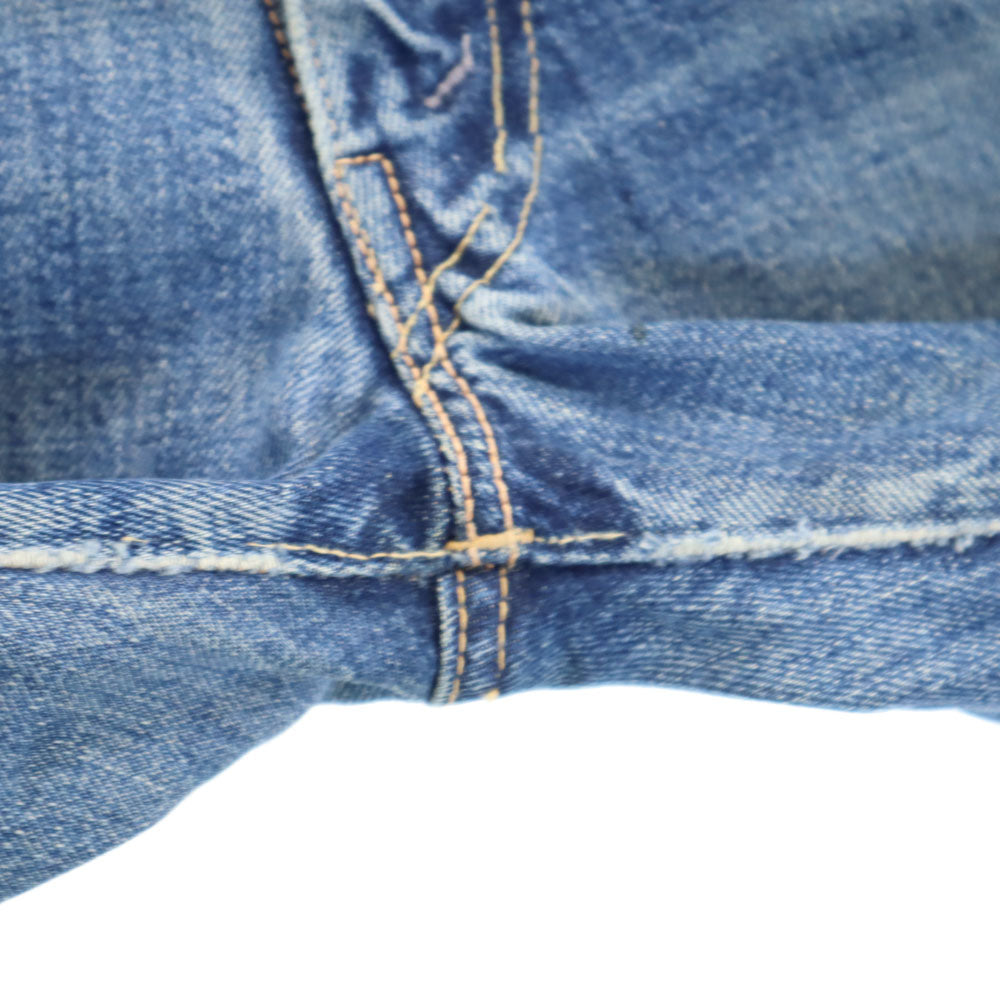 Levi's リーバイス 60s 551ZXX BIG E Vステッチ オフセットループ ボタン裏W イエローステッチ ストレートデニムパンツ タロンジップ 赤耳 裏リベット メンズ