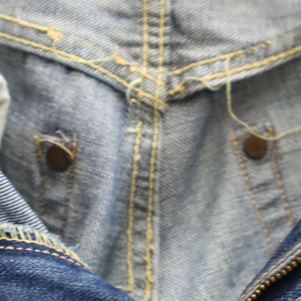 Levi's リーバイス 60s 551ZXX BIG E Vステッチ オフセットループ ボタン裏W イエローステッチ ストレートデニムパンツ タロンジップ 赤耳 裏リベット メンズ