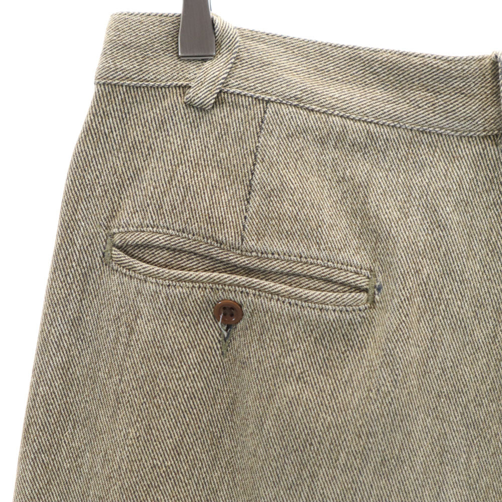 RRL ダブルアールエル 90s 赤3星 初期タグ オールド テーパードパンツ ブラウン系 RALPH LAUREN ボタンフライ メンズ