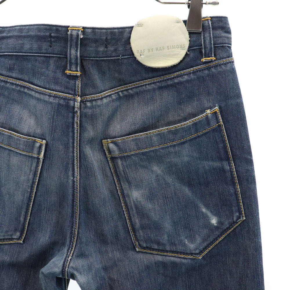 RAF BY RAF SIMONS ラフバイラフシモンズ ストレートデニムパンツ W28 ネイビー ジーパン ボタンフライ メンズ