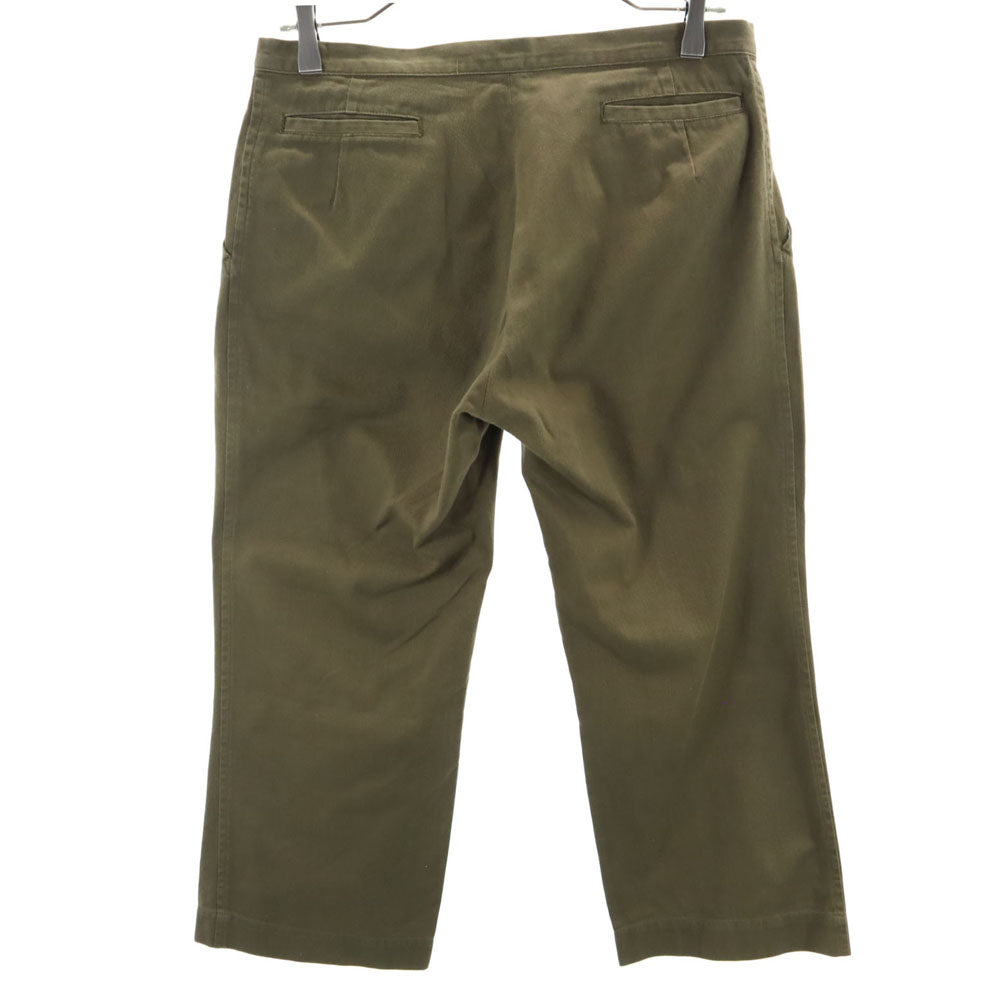 LIMI feu リミフゥ 日本製 コットンパンツ S カーキ系 レディース