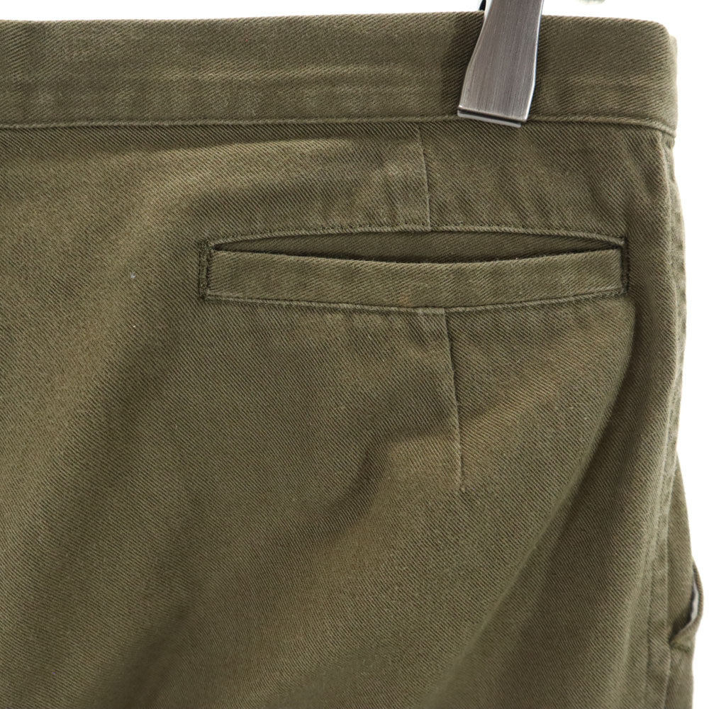 LIMI feu リミフゥ 日本製 コットンパンツ S カーキ系 レディース