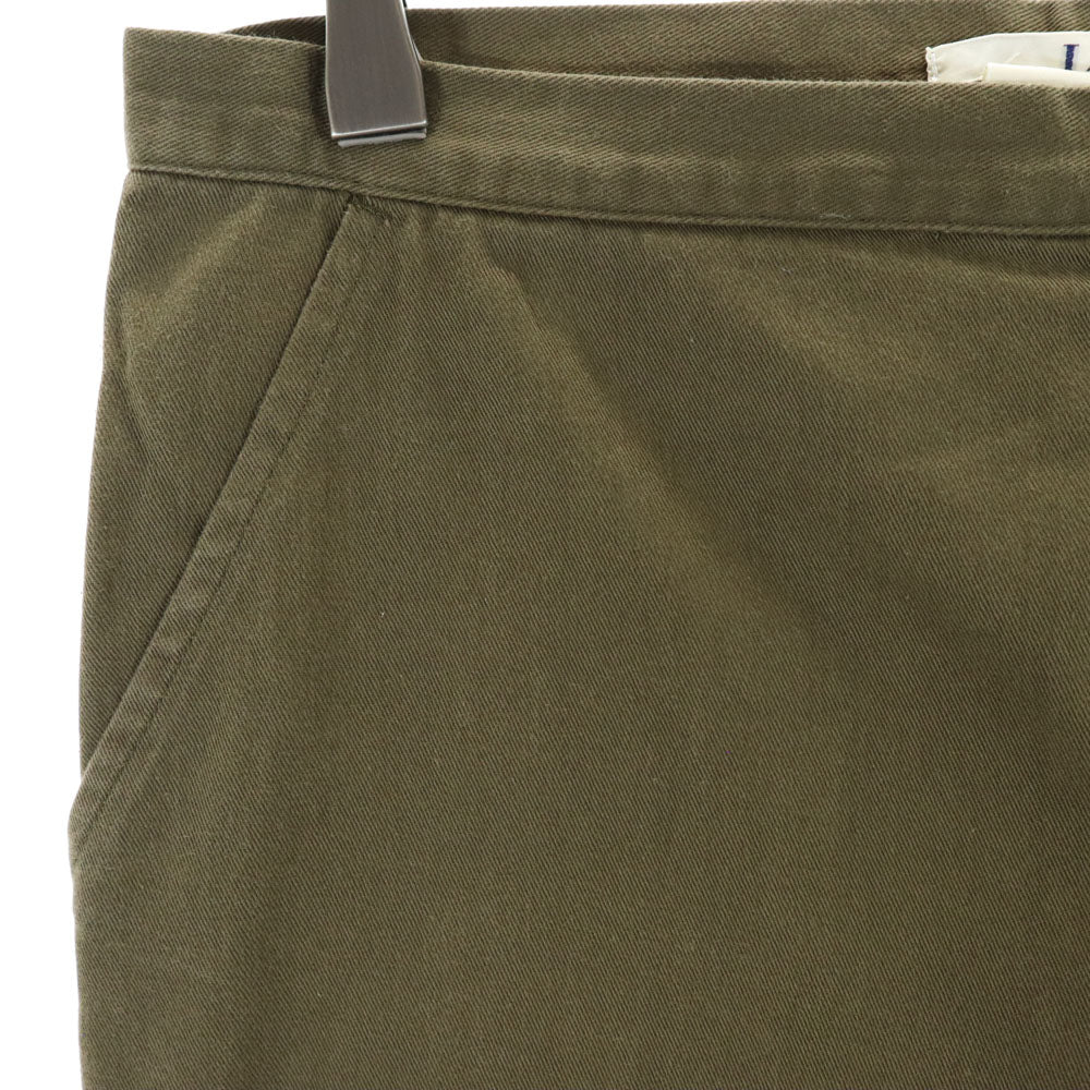 LIMI feu リミフゥ 日本製 コットンパンツ S カーキ系 レディース