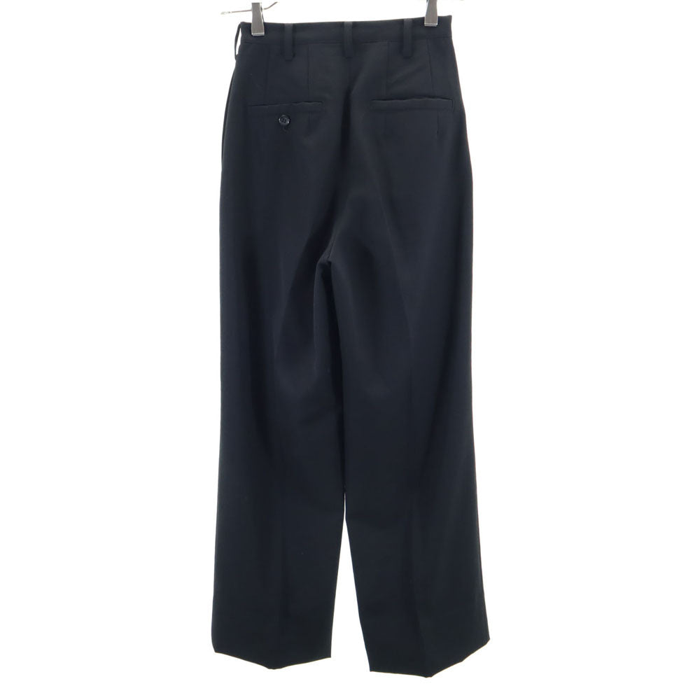 Yohji Yamamoto ヨウジヤマモト プリュスノアール 日本製 ウールパンツ 2 ブラック #NAME? レディース