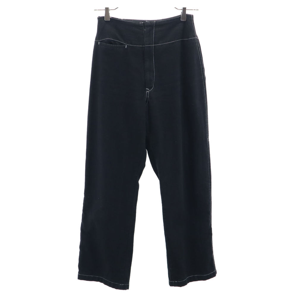 Y's ワイズ 80s 日本製 ロングパンツ M ブラック レディース